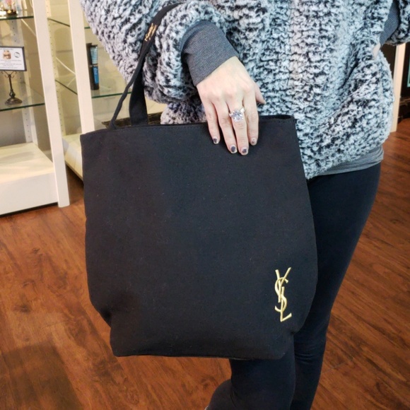 ysl tote bag canvas